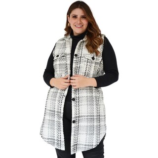 Foto 1 | Foto 1 | Chaleco Tweed Roman Fashion 7052 color Blanco