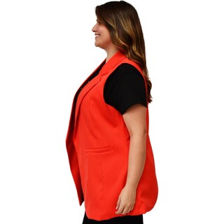 Foto 2 | Foto 2 | Chaleco Juvenil Roman Fashion Talla Extra 7352 color Naranja