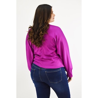 Foto 3 | Foto 3 | Cardigan Con Brillo Roman Fashion /tallas Extras 11847 Fucsia