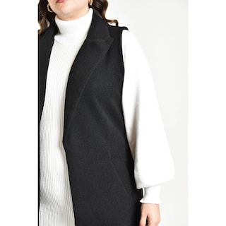 Foto 4 | Foto 4 | Chaleco Con Solapa Roman Fashion /talla Extras, 2953 (negro) Negro