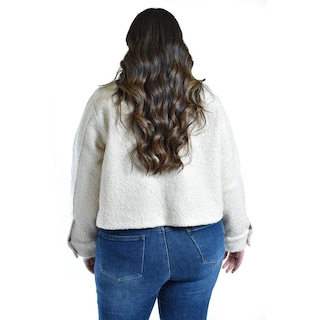 Foto 3 | Foto 3 | Chaqueta Teddy Roman Fashion /tallas Extras, 121 (blanco) Blanco