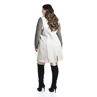 Foto 3 | Foto 3 | Chaleco Con Solapa Roman Fashion /talla Extras, 2953 (beige) Beige