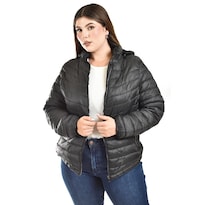 Chamarra Acolchada Roman Fashion Negro