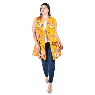 Foto 1 | Foto 1 | Chaleco Estampado Floral Roman Fashion para Mujer