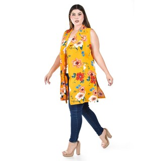 Foto 2 | Foto 2 | Chaleco Estampado Floral Roman Fashion para Mujer