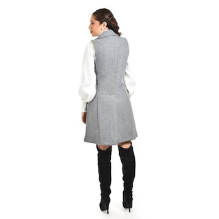 Foto 3 | Foto 3 | Chaleco Con Solapa Roman Fashion /juvenil 2953 (gris) Gris