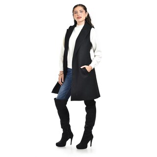 Foto 2 | Foto 2 | Chaleco Con Solapa Roman Fashion /juvenil 2953 (negro) Negro