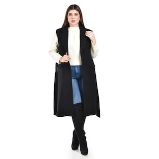 Foto 5 | Foto 5 | Chaleco Largo con Cinto Roman Fashion para Mujer