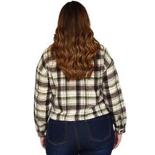 Foto 3 | Foto 3 | Sobrecamisa De Lana Roman Fashion-tallas Extras 2071 color Verde