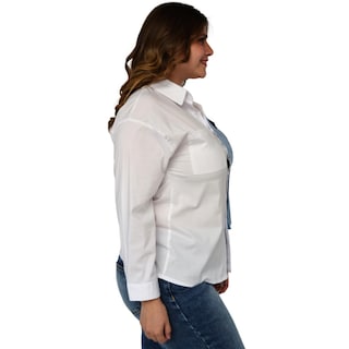 Foto 2 | Foto 2 | Camisa para Dama Roman Fashion Talla Extra 3700 color Blanco