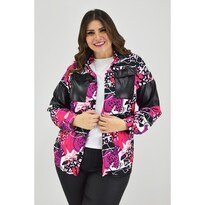 Camisa Sublimada Roman Fashion Fucsia para Mujer
