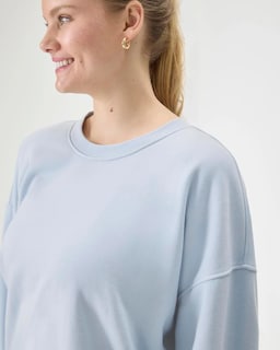 Foto 4 | Foto 4 | Sudadera Florence By Mills Cozy Crush Oversized Niagara Mist - Venta Internacional.