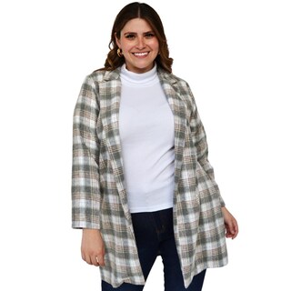 Foto 1 | Foto 1 | Ensamble de Lana ROMAN FASHION JA-MIC-2091-GRIS-ALL Tallas Extras