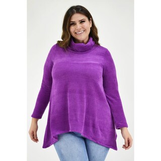 Foto 1 | Foto 1 | Suéter Tejido Roman Fashion color Púrpura para Mujer