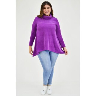 Foto 5 | Foto 5 | Suéter Tejido Roman Fashion color Púrpura para Mujer