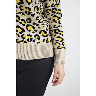 Foto 4 | Foto 4 | Sueter Animal Print Roman Fashion /tallas Extras, 3023 (arena Animal Print) Beige