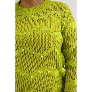 Foto 4 | Foto 4 | Sueter Con Perlas Roman Fashion /tallas Extras, 3031 (lima) Verde Lima