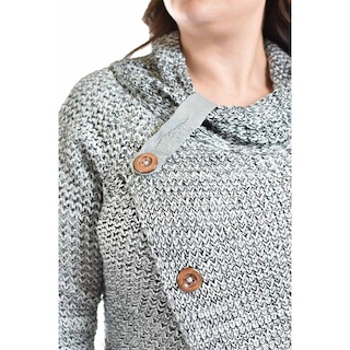 Foto 4 | Foto 4 | Sueter Envolvente Roman Fashion / Tallas Extras, 100 (gris)) Gris