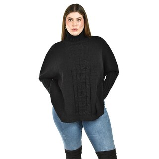 Foto 4 | Foto 4 | Suéter de Cuello Alto Roman Fashion Negro