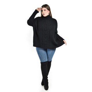 Foto 6 | Foto 6 | Suéter de Cuello Alto Roman Fashion Negro