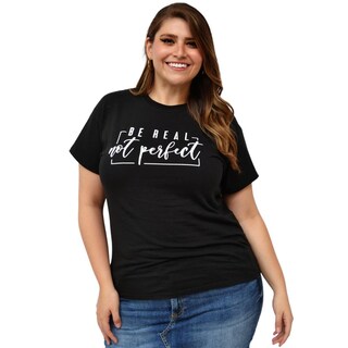 Foto 1 | Foto 1 | Playera para Dama Roman Fashion Talla Extra 9001-44 color Negro