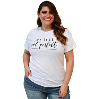 Foto 1 | Foto 1 | Playera para Dama Roman Fashion Talla Extra 9001-44 color Blanco