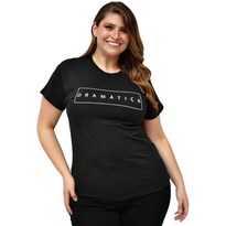 Playera para Dama Roman Fashion Talla Extra9001-43 color Negro