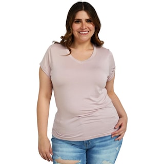 Foto 1 | Foto 1 | Playera Cuello V Balam color Rosa para Mujer
