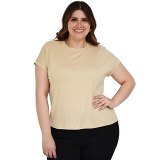 Foto 1 | Foto 1 | Playera Básica Balam color Beige para Mujer
