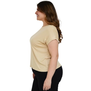 Foto 2 | Foto 2 | Playera Básica Balam color Beige para Mujer