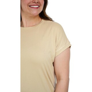 Foto 4 | Foto 4 | Playera Básica Balam color Beige para Mujer