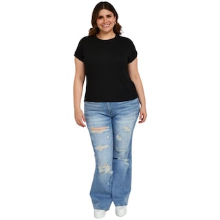 Foto 5 | Foto 5 | Playera Básica Balam color Negro para Mujer