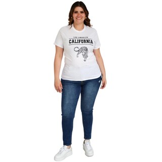 Foto 3 | Foto 3 | Playera Roman Fashion 9001-45 California color Blanco Tallas Extras