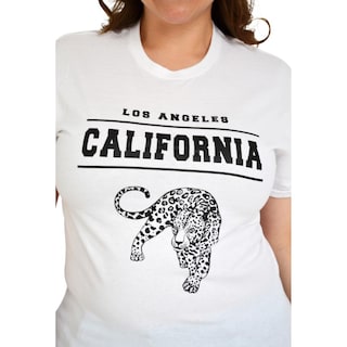 Foto 2 | Foto 2 | Playera Roman Fashion 9001-45 California color Blanco Tallas Extras