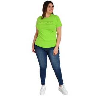 Foto 4 | Foto 4 | Playera Roman Fashion /tallas Extras, 9001-43 Drámatica (verde) Verde