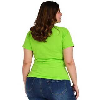 Foto 5 | Foto 5 | Playera Roman Fashion /tallas Extras, 9001-43 Drámatica (verde) Verde