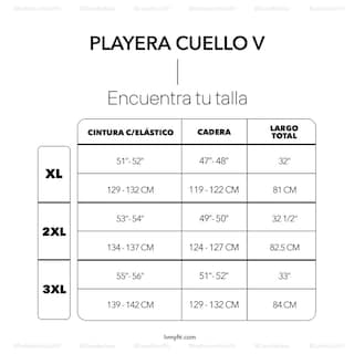 Foto 4 | Foto 4 | Playera Polo Cuello V Tallas Extras Plus Unisex Love My Fit color Gris