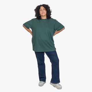 Foto 1 | Foto 1 | Playera Manga Corta Love My Fit Verde para Mujer