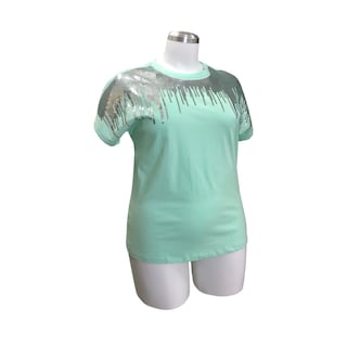 Foto 7 | Foto 7 | Playera Curvy con Lentejuela Lc para Mujer