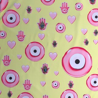 Foto 4 | Foto 4 | Playera Amarilla Ojo Curvy Lc