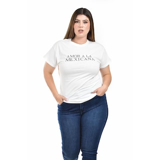 Foto 4 | Foto 4 | Playera Estampada Roman Fashion Blanca para Mujer