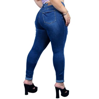 Foto 2 | Foto 2 | Jeans Skinny Con Strech tallas Extras 574 color Azul