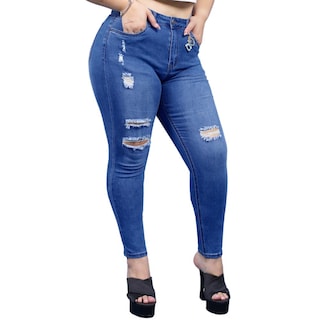 Foto 1 | Foto 1 | Jeans Skinny DOOW J-DW-571-AZUL con Strech Tallas Extras 571