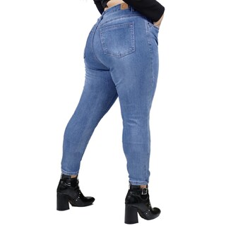 Foto 2 | Foto 2 | Jeans Skinny Con Strech-tallas Extras 1879 color Azul