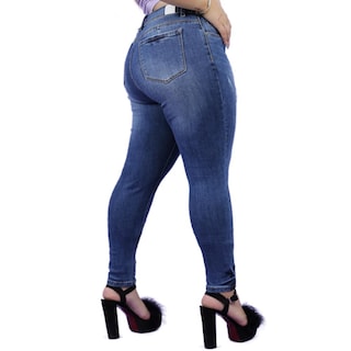 Foto 2 | Foto 2 | Jeans Skinny para Dama Talla Extra J 1785 color Azul