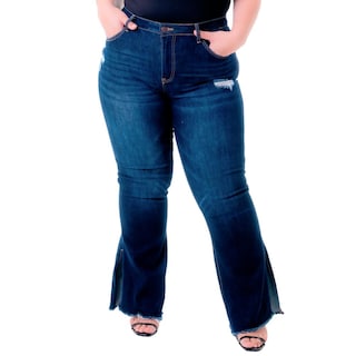 Foto 1 | Foto 1 | Jeans Roman Fashion Acampanados color Azul para Mujer
