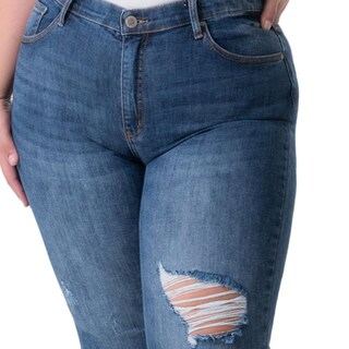 Foto 3 | Foto 3 | Jeans Roman Fashion Skinny color Azul para Mujer