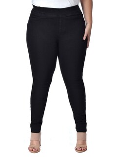 Foto 1 | Foto 1 | Pantalón Skinny Pull On Mujer Curvy Negro 022608