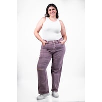 Jeans Wide Leg /tallas Extras, 6615 (morado) Violeta