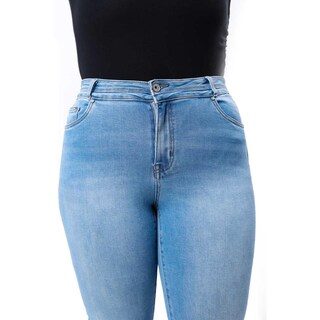 Foto 3 | Foto 3 | Jeans Bootcut Con Strech Tallas Extras, 3726 (azul Claro) Azul Cielo
